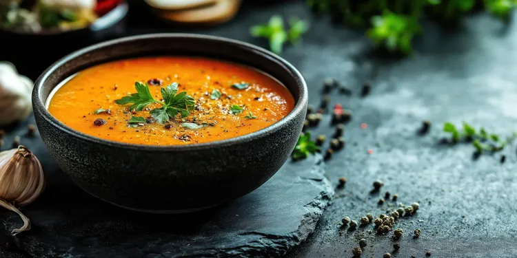 Easy thai carrot soup
