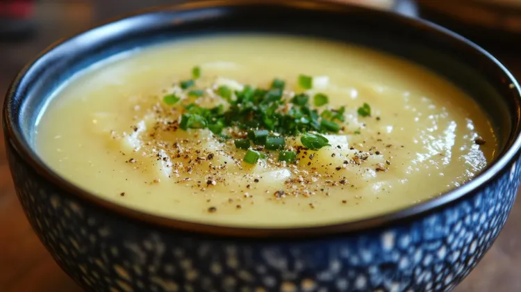 Leek and potato soup