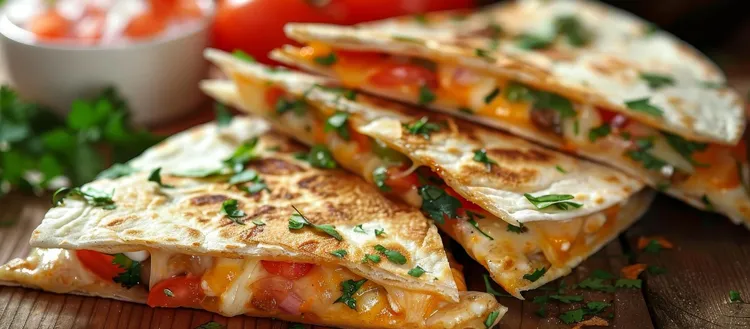Mexican cheese quesadilla
