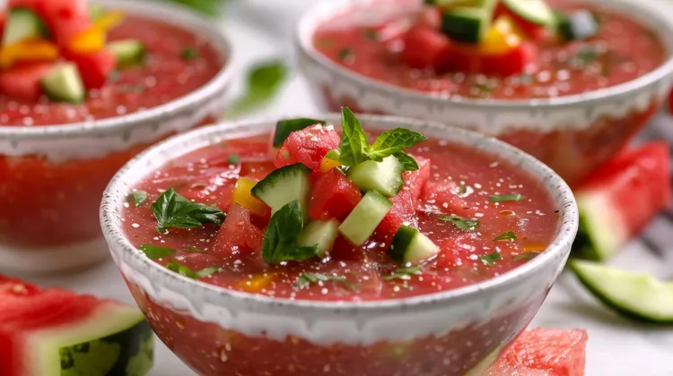 Nutribullet tomato watermelon gazpacho