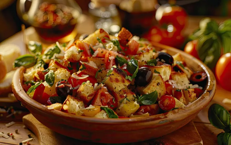 Panzanella salad