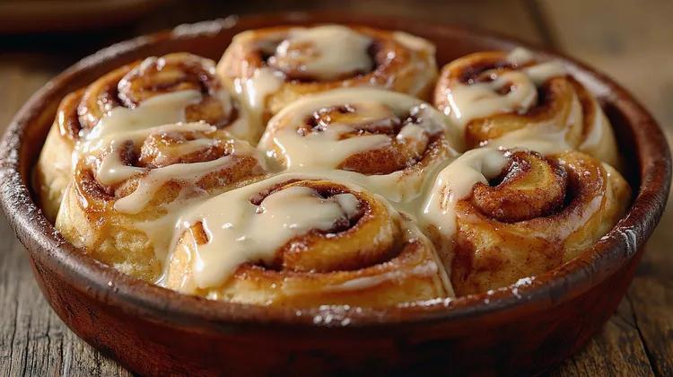 Pecan and cinnamon buns