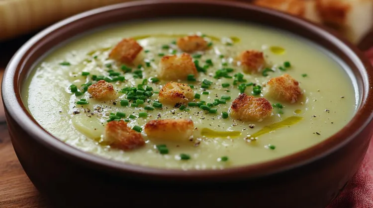 Potato and leek soup