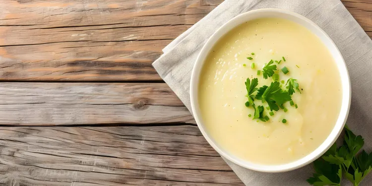 Potato and leek soup