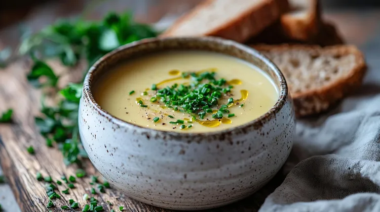 Potato and leek soup