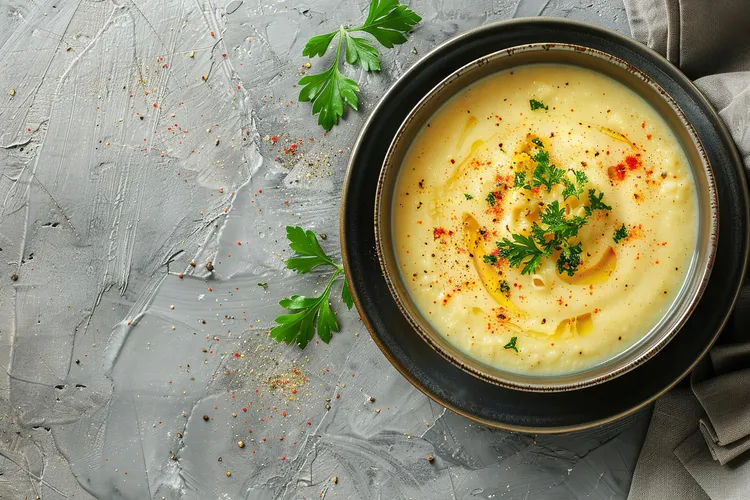 Potato and leek soup