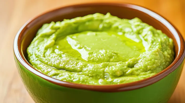 Potato and pea mash