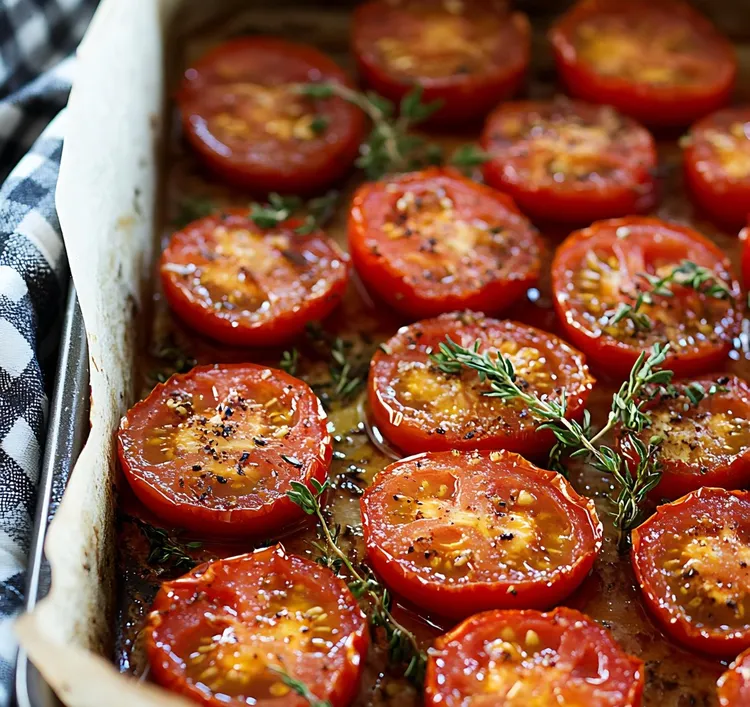 Roasted balsamic tomatoes