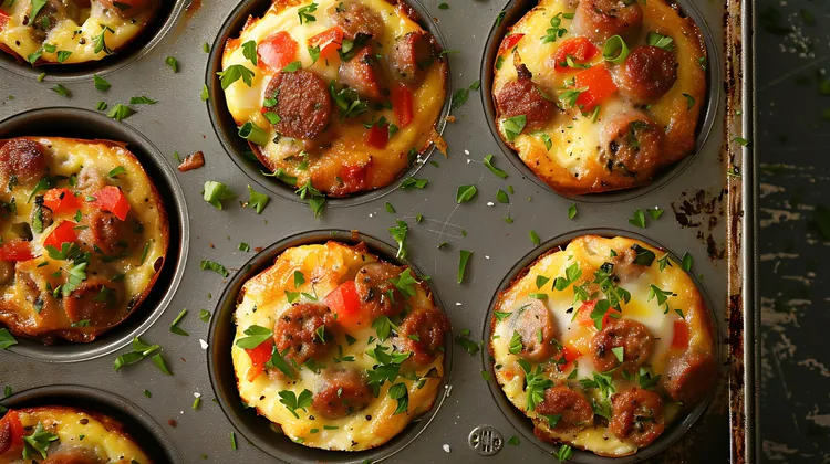 Sausage egg muffins