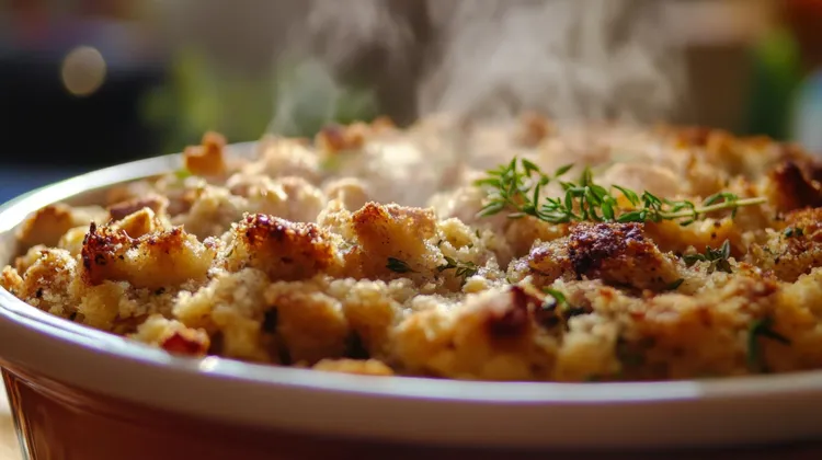 Cauliflower and chicken sausage casserole