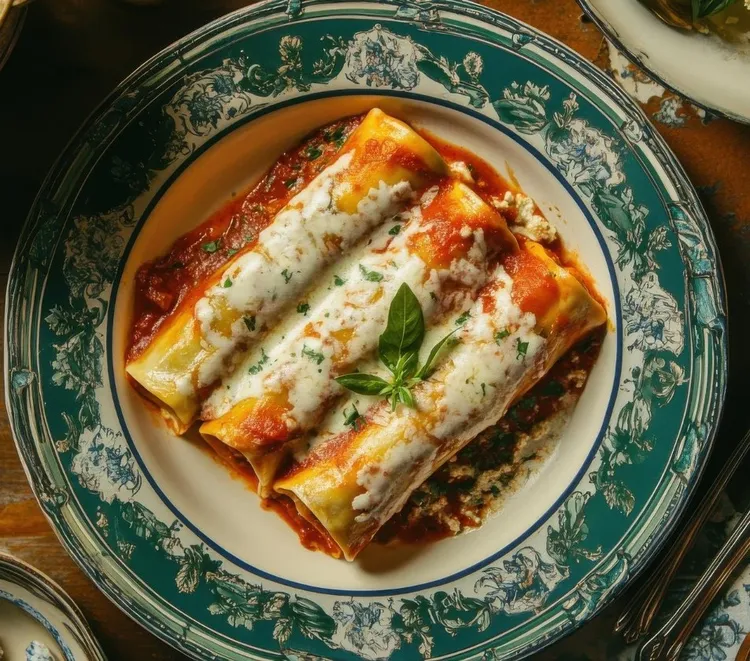 Vienna sausage manicotti pancakes