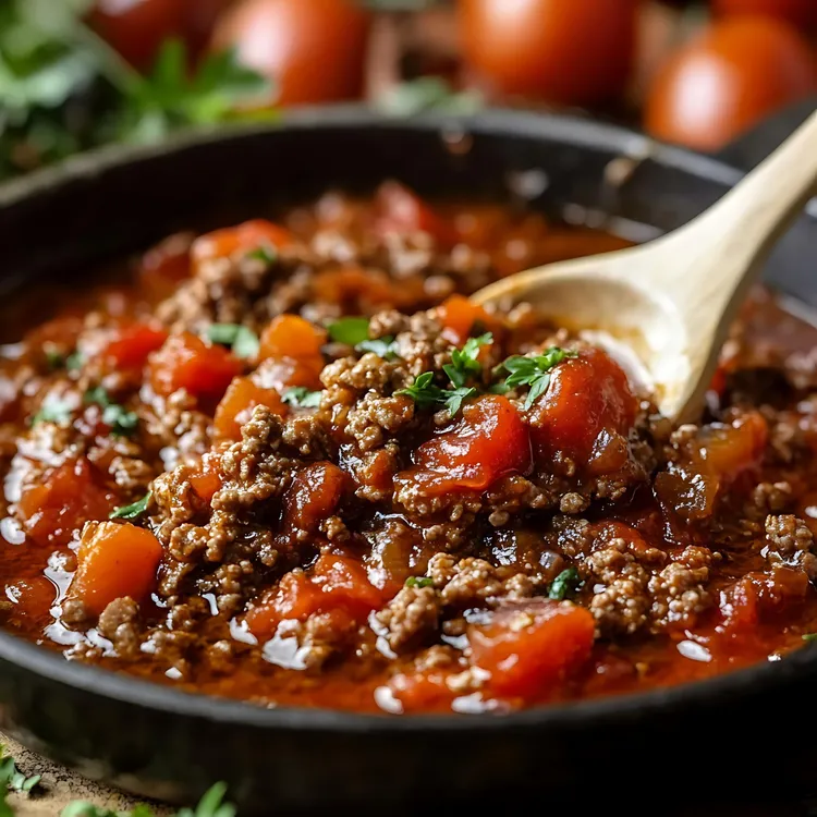 Savoury mince ragout