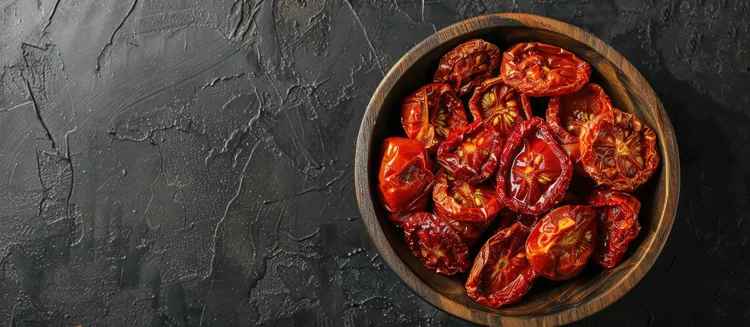 Semi-dried roma tomatoes