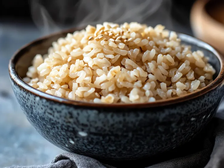 Sesame brown rice