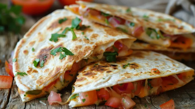 Veggie quesadillas