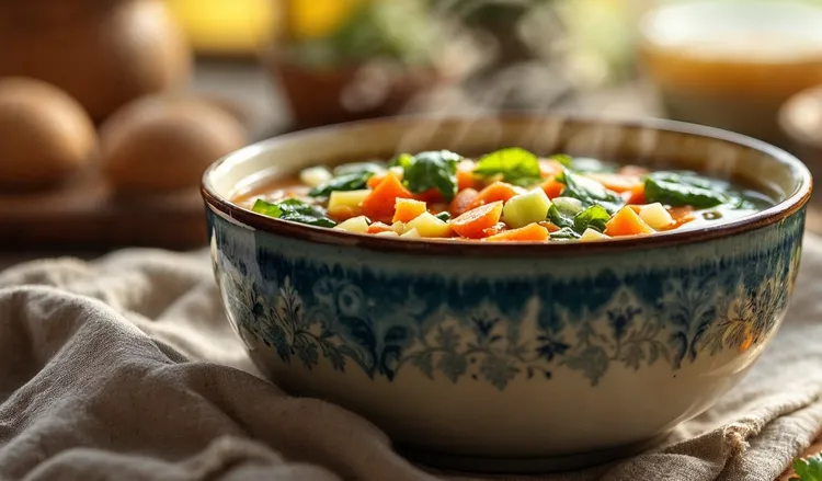 Slow-cooker spinach and tomato soup