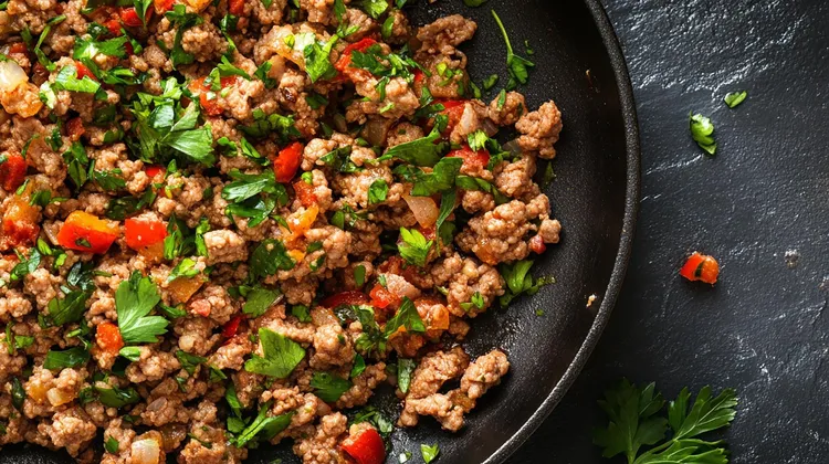 Sautéed turkey with tomatoes