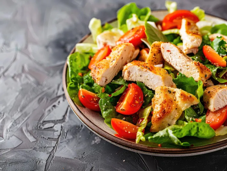 Tomato chicken salad