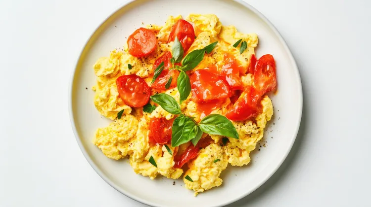 Tomato scrambled eggs