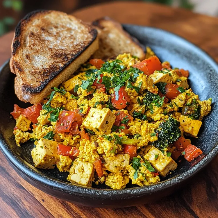 Vegetable tofu scramble