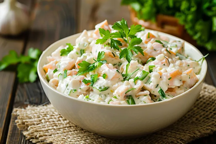 Veggie egg salad