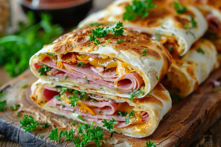 Turkey and cheese  wraps