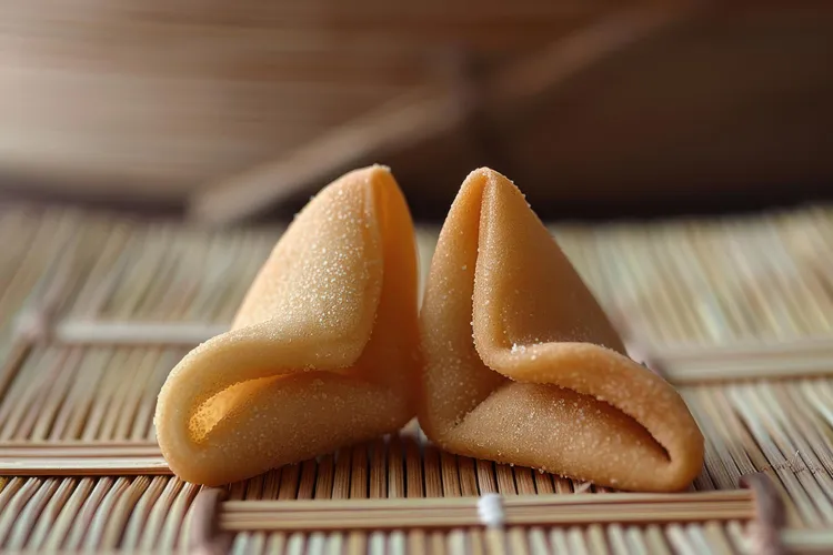 Almond fortune cookies