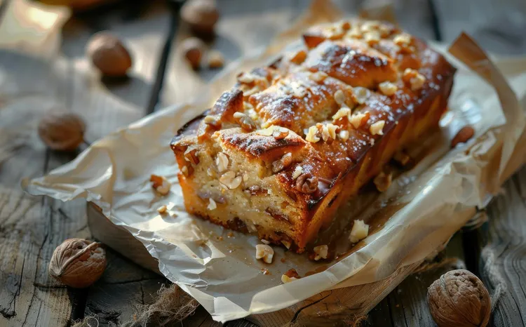 Apricot and walnut loaf