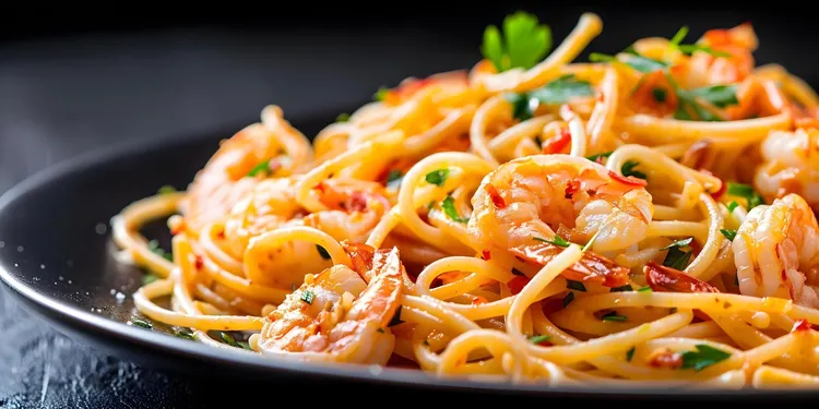Bang bang shrimp pasta