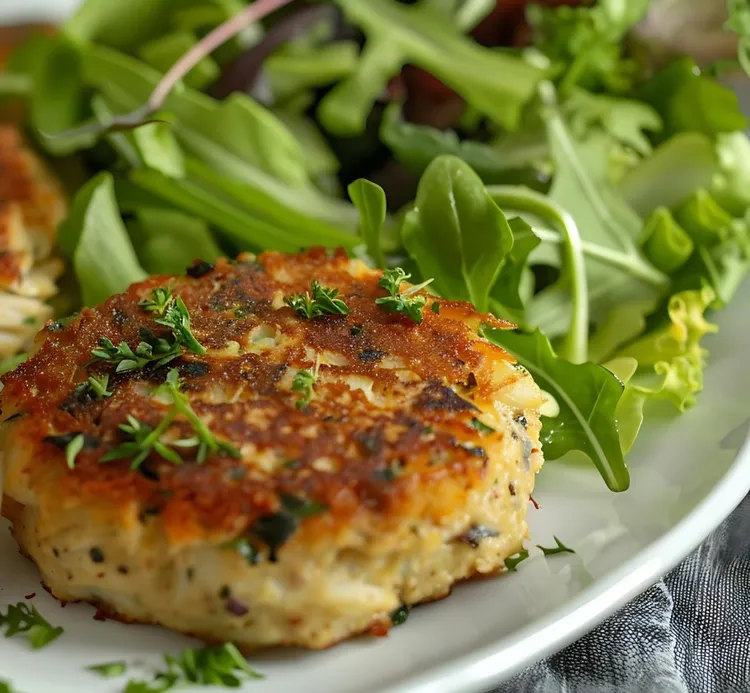 Barbecued fish patties