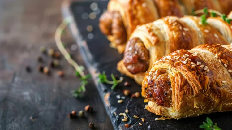 Beef sausage rolls