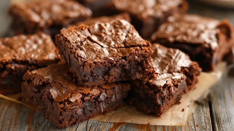 Fudgy black bean brownies