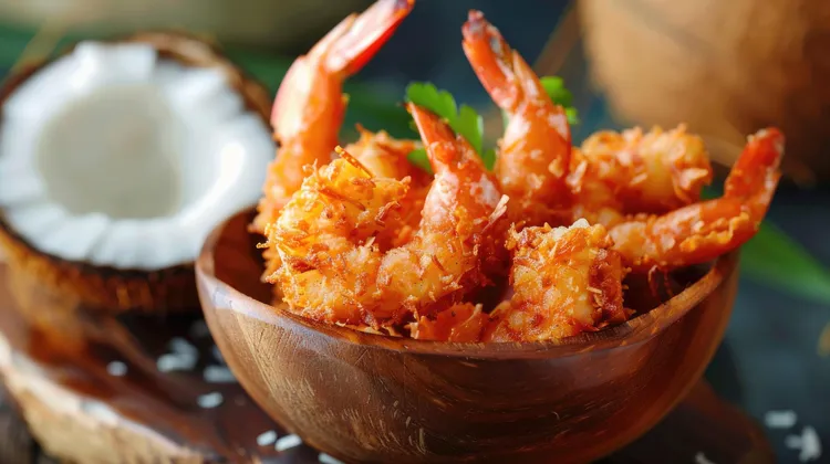 Cajun coconut shrimp