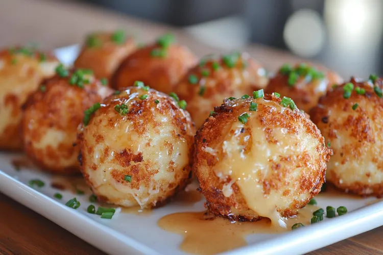 Cauliflower cheddar bacon bites