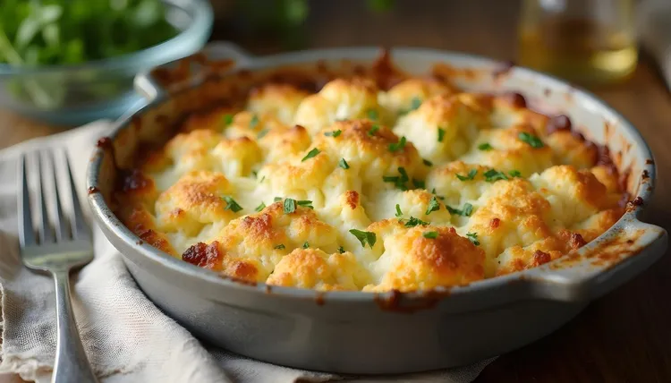 Cauliflower mornay