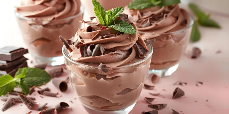 Choc mint mousse