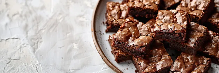 Chocolate and almond brownies