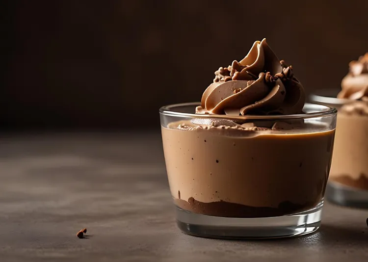 Chocolate and hazelnut mousse