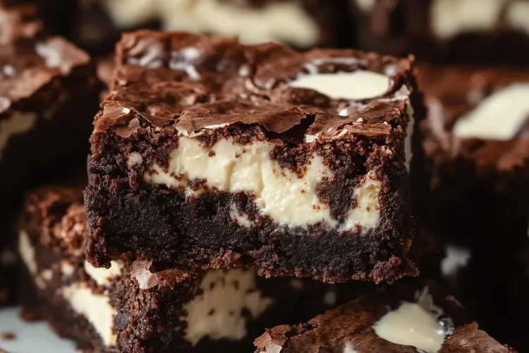 Chocolate cream cheese brownies