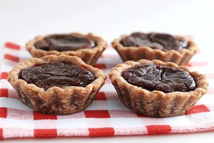 Chocolate custard tarts