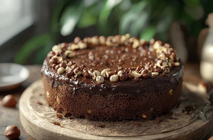 Chocolate hazelnut cake