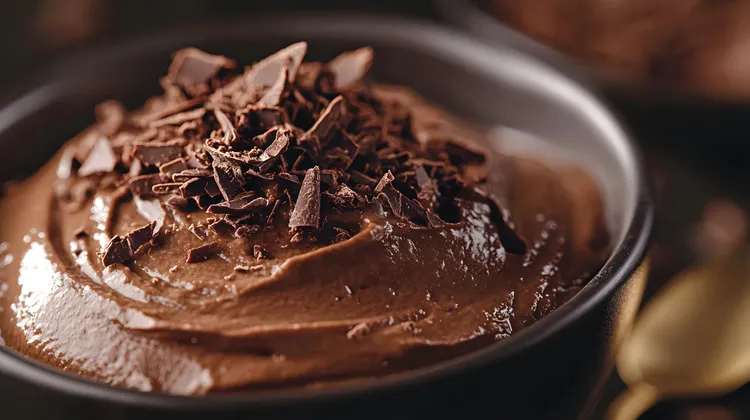 Chocolate mousse in minutes