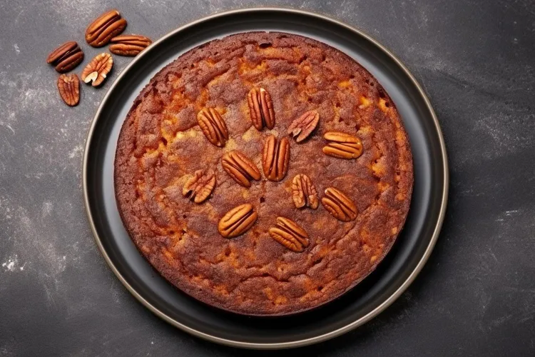 Chocolate pecan cake