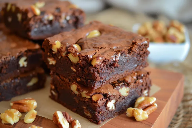Chocolate walnut brownies
