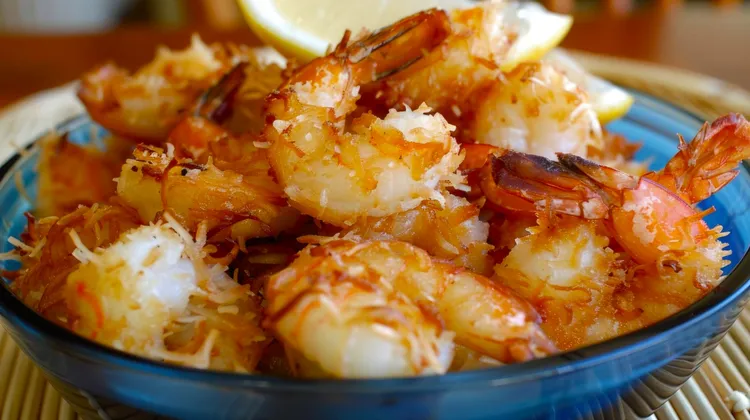 Coconut ginger shrimp