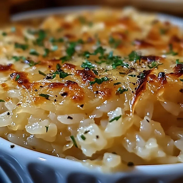 Crispy rice bake