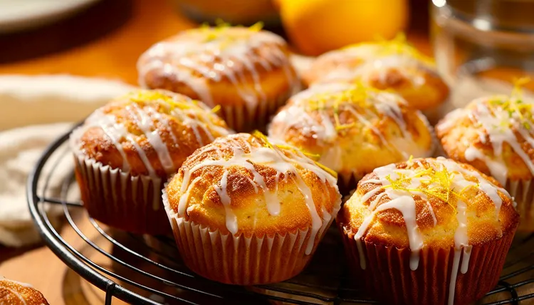 Custard yoghurt cakes