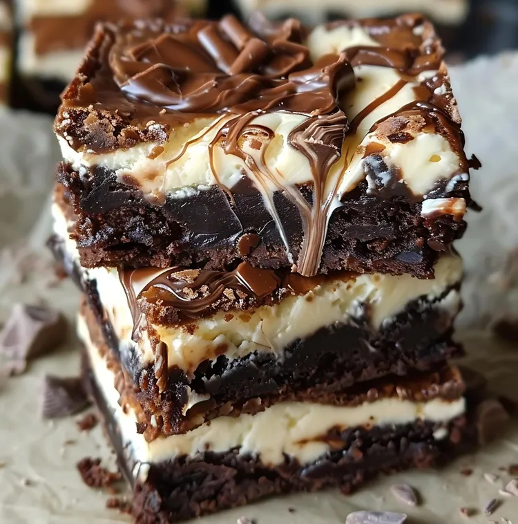 Double chocolate brownies