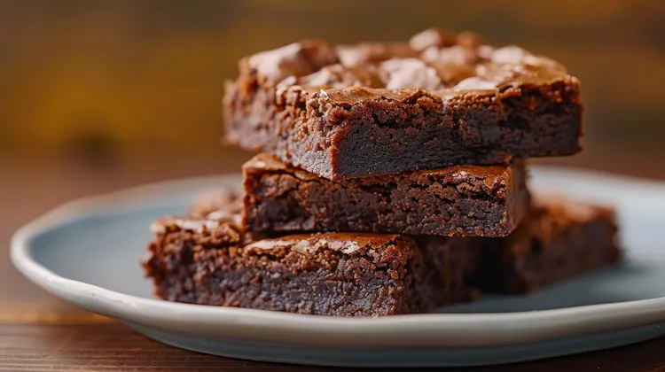 Double-chocolate brownies