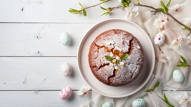 Easter chocolate cake